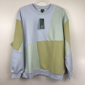 Wild Fable Abstract Pullover Sweatshirt Sz L NWT
